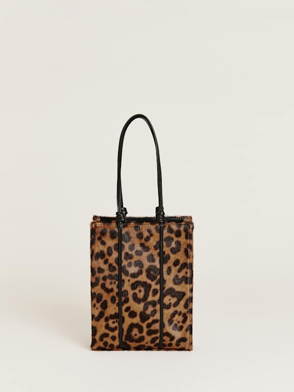 Naomi Mini Tote - Leopard Haircalf